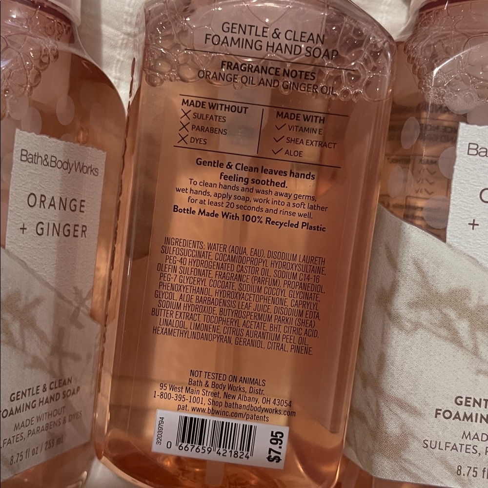 NEW- Bath & Body Works. 3 Orange + Ginger - Picture 3 of 3